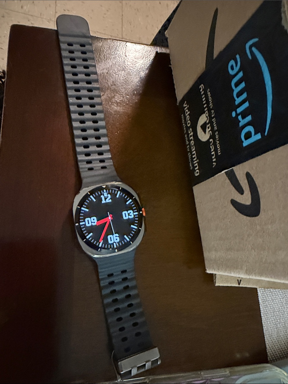 Samsung Sport Smartwatch - Gray Silicone Band with Black Dial